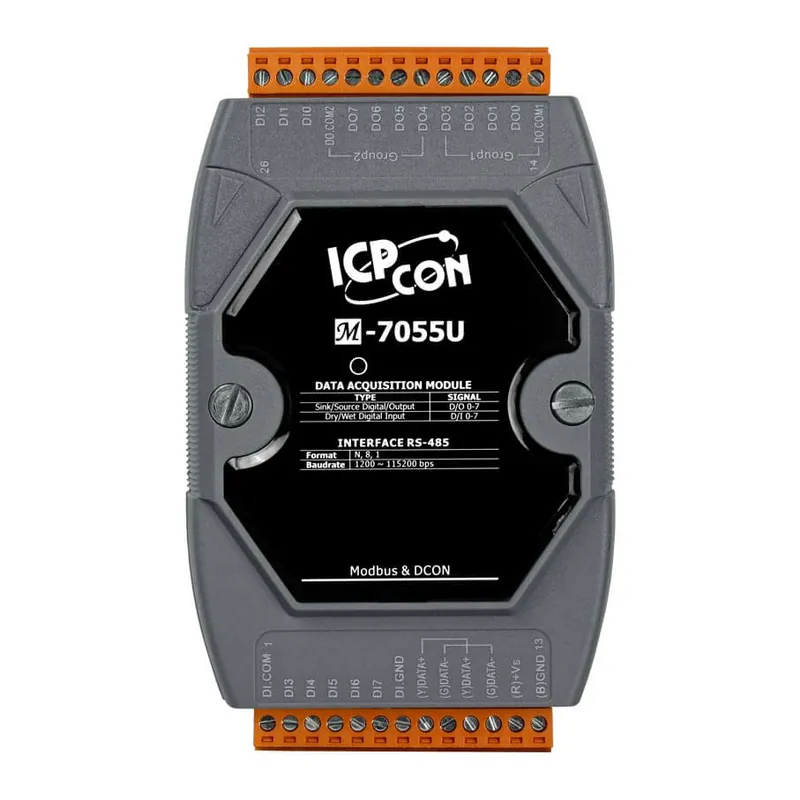 M-7055U-G CR Modbus RTU E/A Modul - Versandbereit
